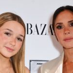 Harper Beckham debuts new hair as she twins with mother Victoria in silk dresses 
